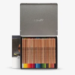 REMBRANDT POLYCOLOR COLOURED PENCIL SET METAL BOX 24 PCS
