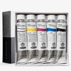 SCHMINCKE : AQUA : LINOPRINT INK : 20ML : SET OF 5
