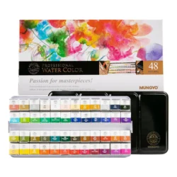 MUNGYO GALLERY PROFESSIONAL : WATER COLOUR CAKE SET - Image 2