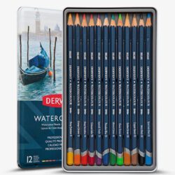 DERWENT : WATER COLOR PENCIL : TIN SET OF 12