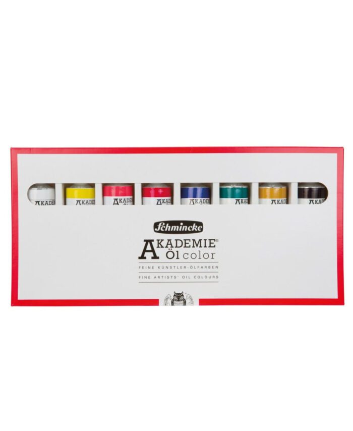 SCHMINCKE FINEST ARTISTS OIL COLOR SET OF 8 X 20 ML TUBES