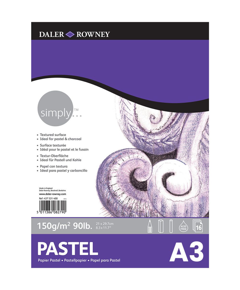 DALER ROWNEY : SIMPLY PASTEL PAPER PAD
