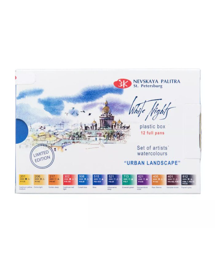 NEVSKAYA PALITRA 3K : URBAN LANDSCAPE : SET OF 12