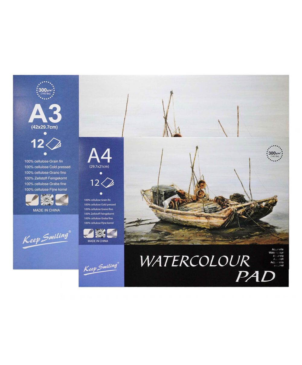 Keep-Smiling-Water-Colour-Pad-Paper-Artist-Grade-300-GSM-A3-A4.jpg