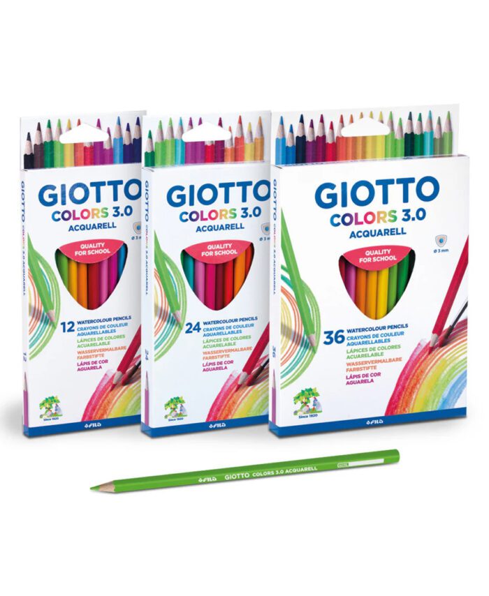 GIOTTO COLORS 3.0 AQUARELLE WATERCOLOR PENCIL SET