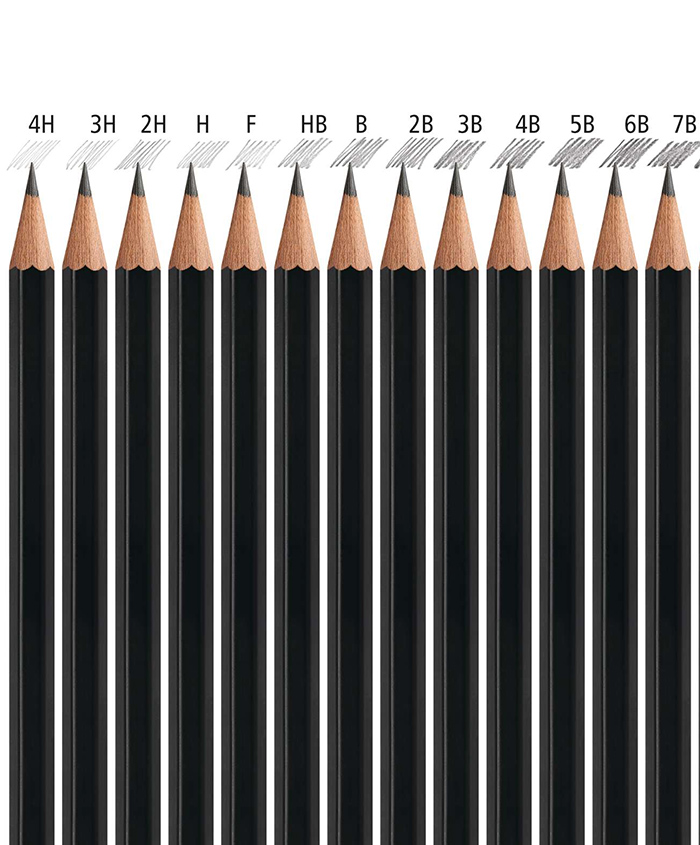 MONOART : DEGREE DRAWING LEAD PENCIL LOOSE