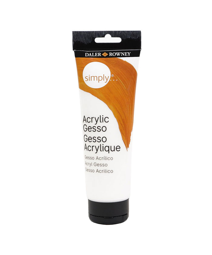 DALER ROWNEY : SIMPLY GESSO 250ML : WHITE